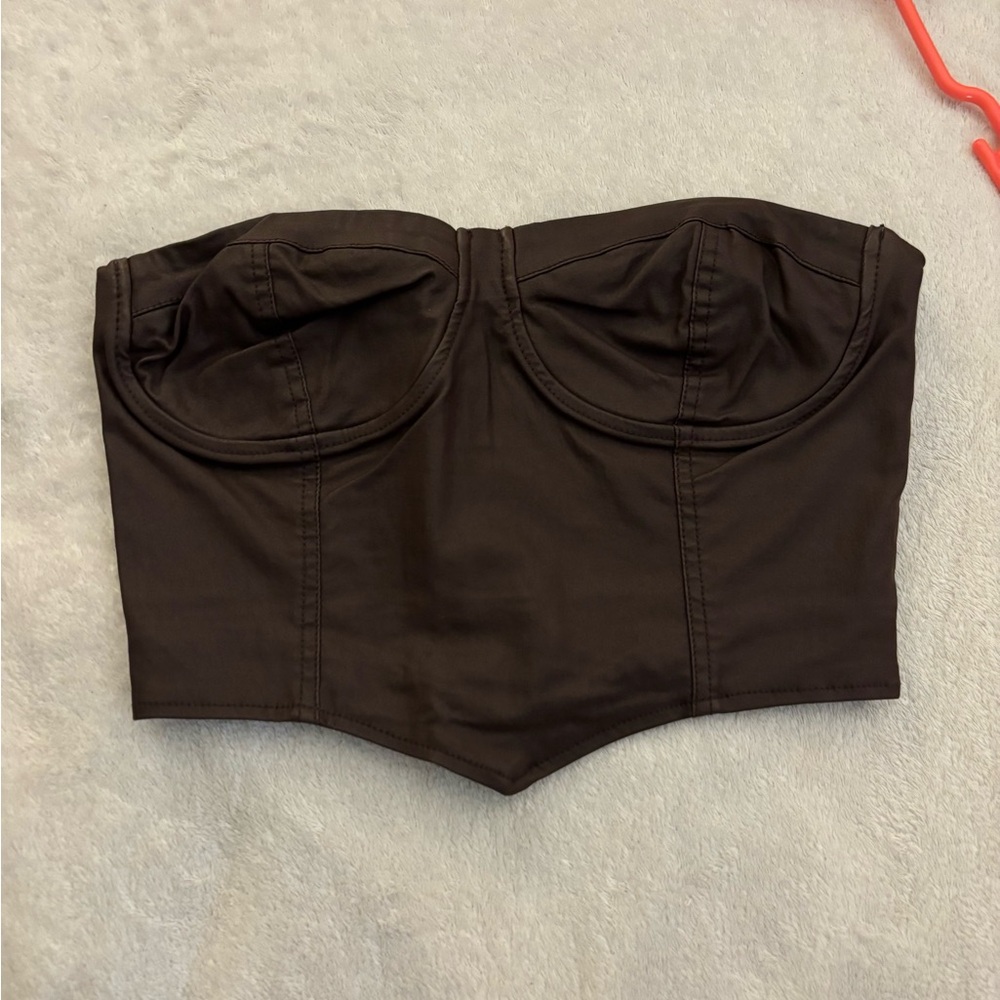Brown Corset Top